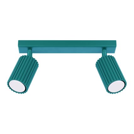 Brilagi - LED-Spotleuchte CRESTO 2xGU10/10W/230V türkis