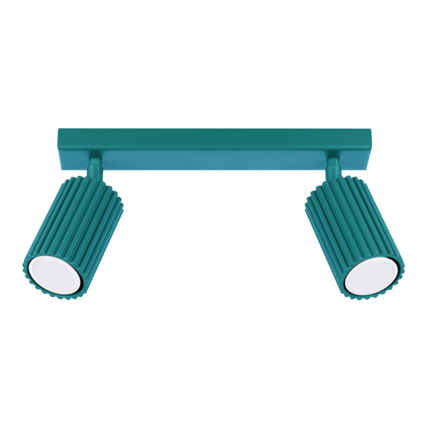 Brilagi - LED-Spotleuchte CRESTO 2xGU10/10W/230V türkis