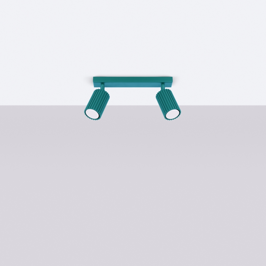 Brilagi - LED-Spotleuchte CRESTO 2xGU10/10W/230V türkis