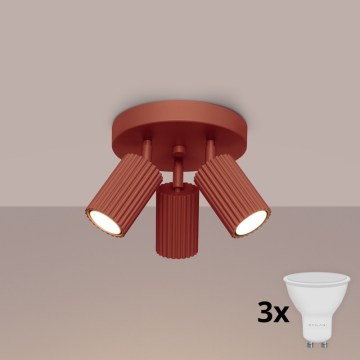 BRILAGI - LED-Spotleuchte CRESTO 3xGU10/10W/230V orange