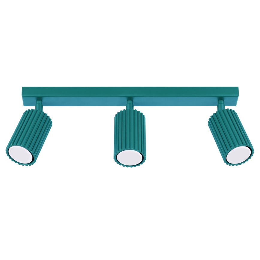 Brilagi - LED Spotleuchte CRESTO 3xGU10/10W/230V türkis