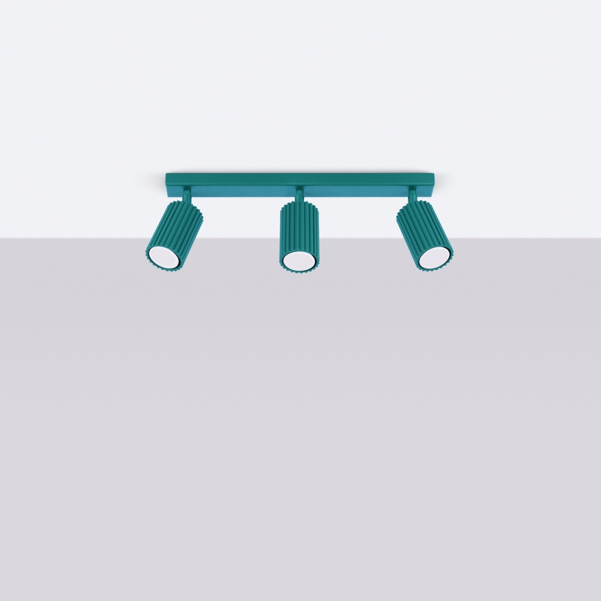 Brilagi - LED Spotleuchte CRESTO 3xGU10/10W/230V türkis