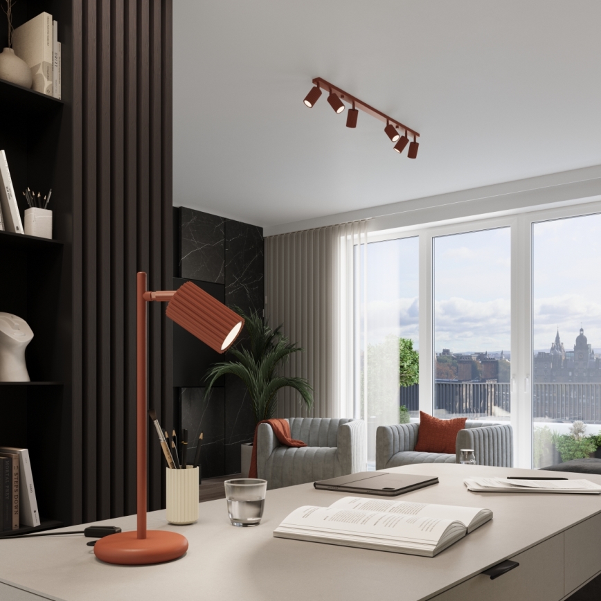 Brilagi - LED-Spotleuchte CRESTO 4xGU10/10W/230V rot