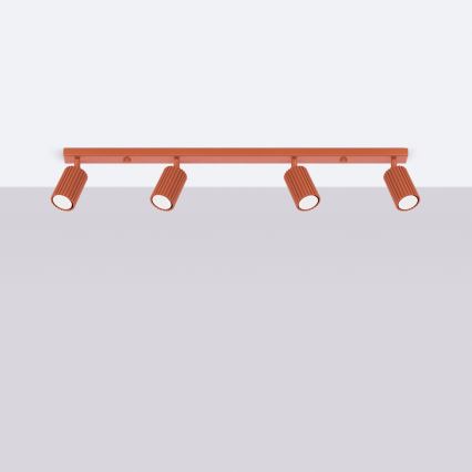 Brilagi - LED-Spotleuchte CRESTO 4xGU10/10W/230V rot