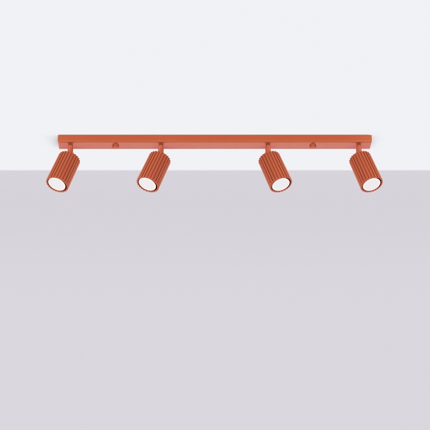 Brilagi - LED-Spotleuchte CRESTO 4xGU10/10W/230V rot