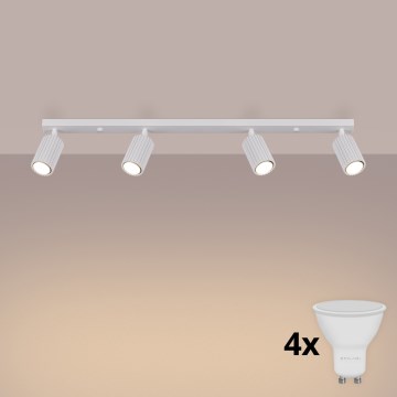 Brilagi - LED-Spotleuchte CRESTO 4xGU10/10W/230V weiß