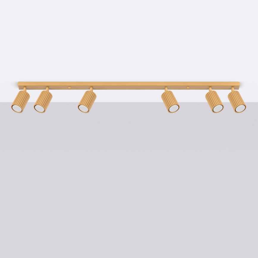 Brilagi - LED-Spotleuchte CRESTO 6xGU10/10W/230V goldfarben