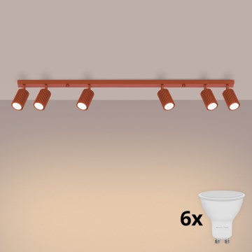 BRILAGI - LED-Spotleuchte CRESTO 6xGU10/10W/230V orange