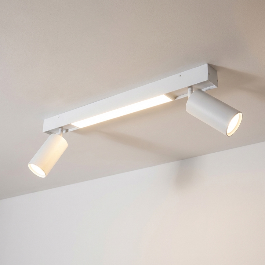 Brilagi - LED-Spotleuchte SELE 2xGU10/30W/230V + LED/15W weiß