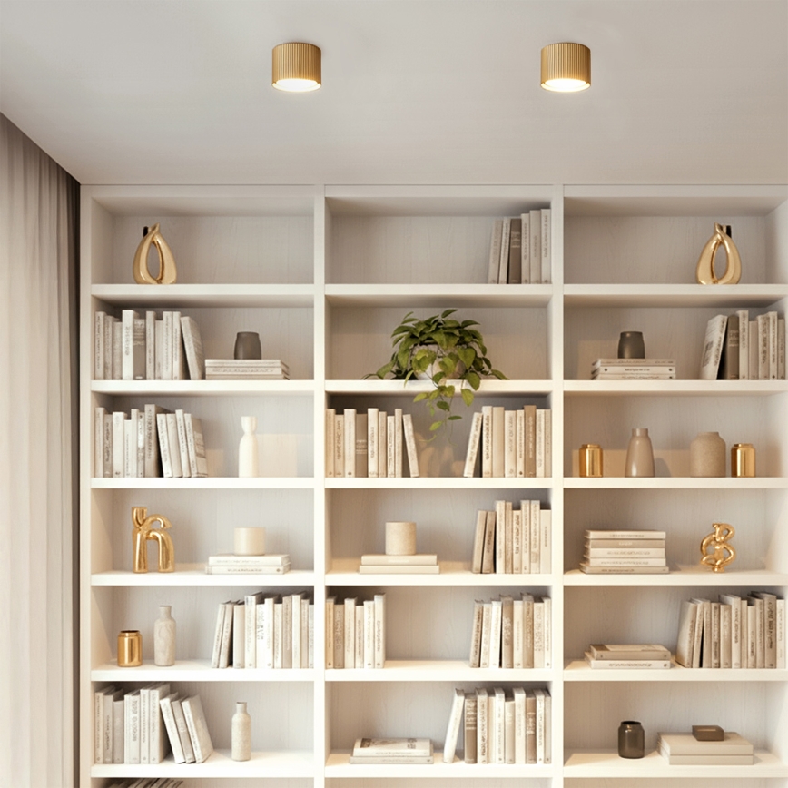 Brilagi - LED Spotleuchte STRIPY 1xGX53/15W/230V goldfarben