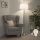 Brilagi - LED-Stehlampe CERIA 1xE27/60W/230V Ø 45 cm glänzender Chrom/Weiß