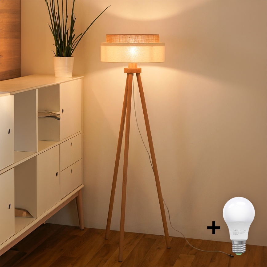 Brilagi - LED-Stehleuchte BOHO STYLE 1xE27/15W/230V