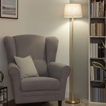 Brilagi - LED-Stehleuchte CERIA 1xE27/20W/230V Ø 30 cm grau/gold