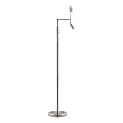 BRILAGI - LED Stehleuchte CERIA 1xE27/60W/230V + LED/2,1W Ø 30 cm mattchrom/schwarz