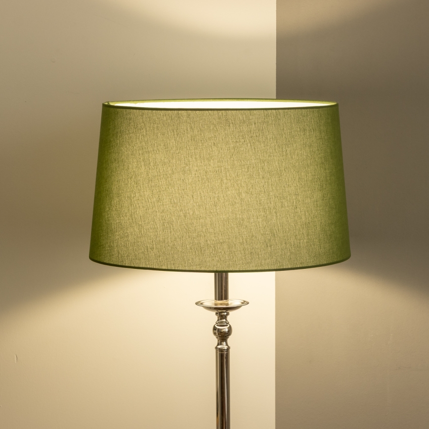 Brilagi - LED-Stehleuchte CERIA 1xE27/60W/230V Ø 45 cm Hochglanz-Chrom/Grün