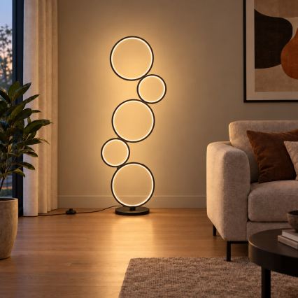 BRILAGI - LED Stehleuchte ECHO LED/36W/230V 4000K 110 cm schwarz