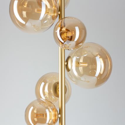 BRILAGI - LED-Stehleuchte MILLA 7xG9/3W/230V golden