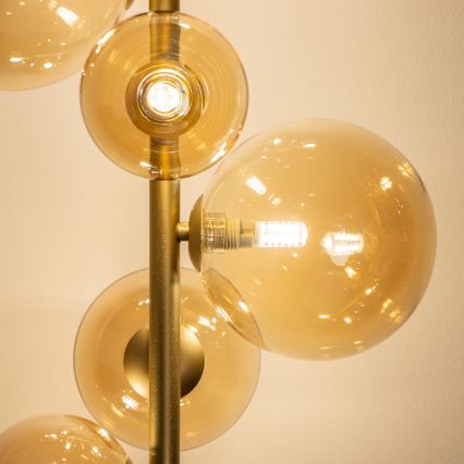 BRILAGI - LED-Stehleuchte MILLA 7xG9/3W/230V golden