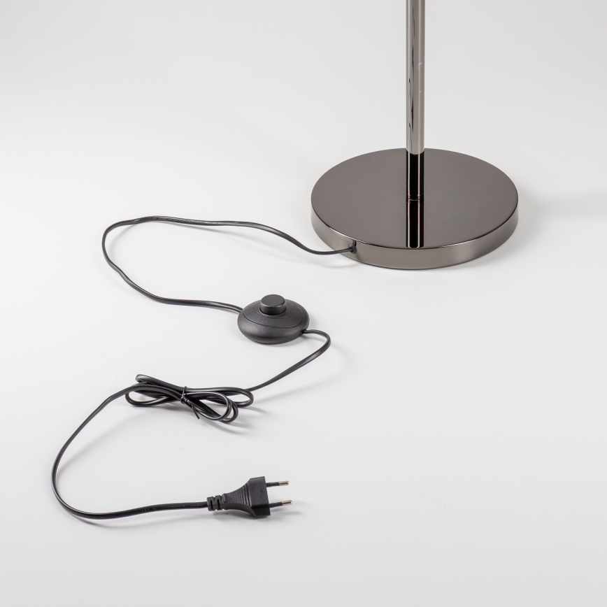 BRILAGI - LED-Stehleuchte MILLA 7xG9/3W/230V schwarz-chrom/rauchglas