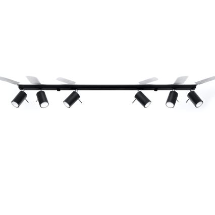 Brilagi -  LED-Strahler ASMUS 6xGU10/7W/230V schwarz