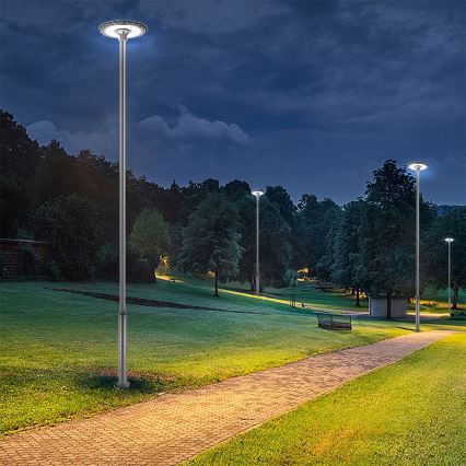 Brilagi - LED-Straßenleuchte mit 5 m Mast URBANSPARK LED/120W/230V Anthrazit IP65