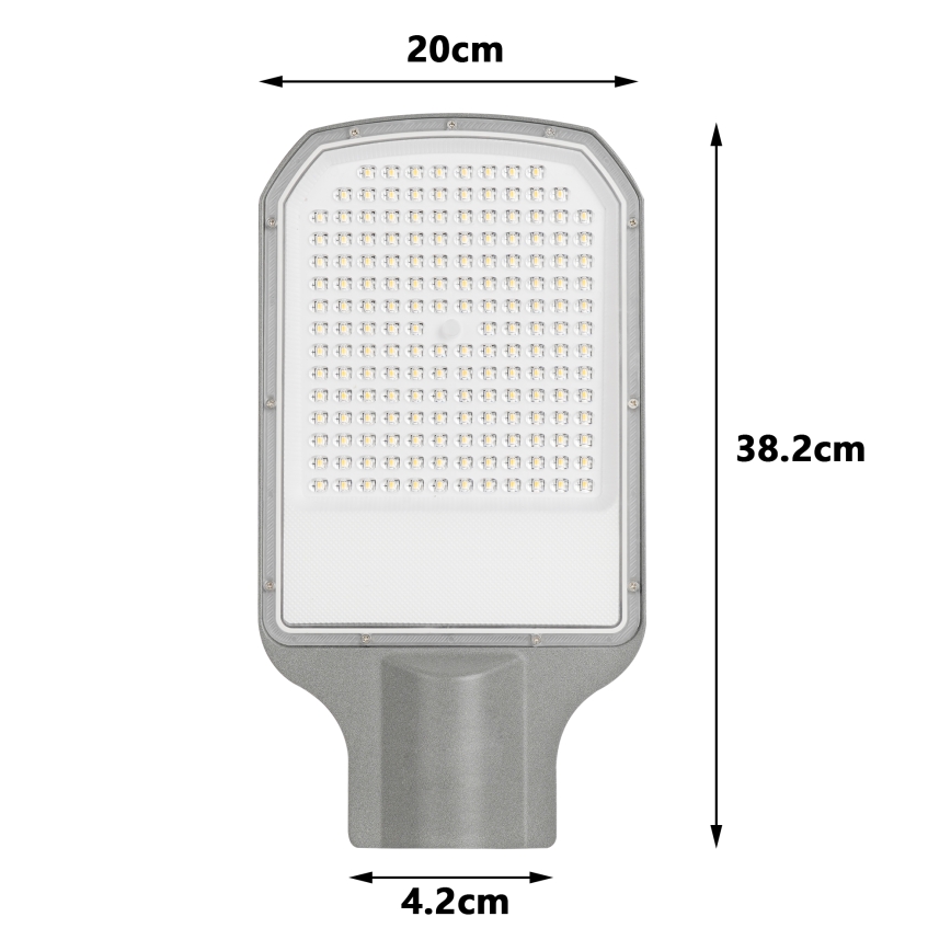 Brilagi - LED-Straßenleuchte URBANLIGHT LED/100W/230V grau IP65