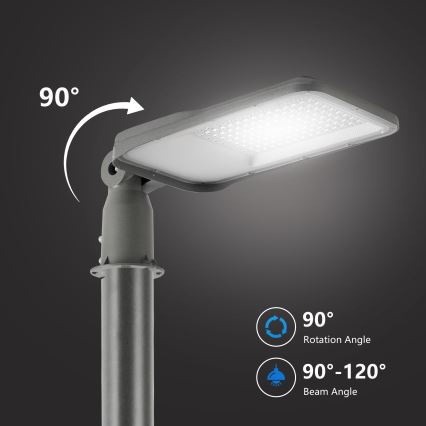 Brilagi - LED-Straßenleuchte URBANLIGHT LED/100W/230V grau IP65