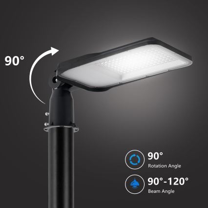 Brilagi - LED-Straßenleuchte URBANLIGHT LED/100W/230V schwarz IP65