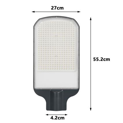 Brilagi - LED-Straßenleuchte URBANLIGHT LED/200W/230V anthrazit IP65