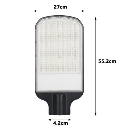 Brilagi - LED-Straßenleuchte URBANLIGHT LED/200W/230V schwarz IP65