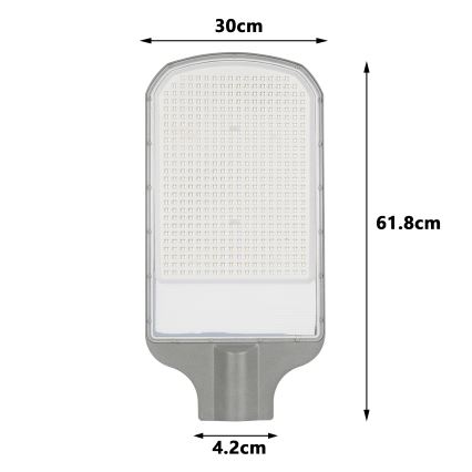 Brilagi - LED-Straßenleuchte URBANLIGHT LED/250W/230V grau IP65
