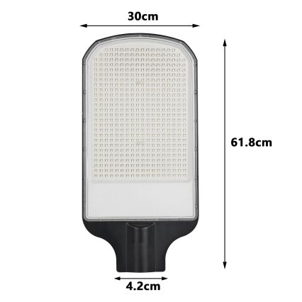Brilagi - LED-Straßenleuchte URBANLIGHT LED/250W/230V schwarz IP65