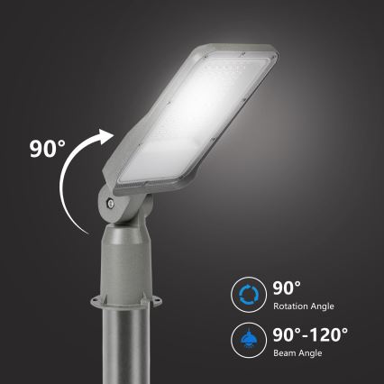 Brilagi - LED-Straßenleuchte URBANLIGHT LED/50W/230V grau IP65