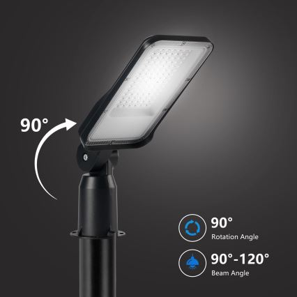 Brilagi - LED-Straßenleuchte URBANLIGHT LED/50W/230V schwarz IP65