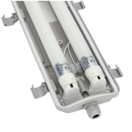 BRILAGI - OPTIMA T8 industrielle staubdichte LED-Leuchtstoffarmatur 2xG13/18W/230V 6500K IP65 128 cm