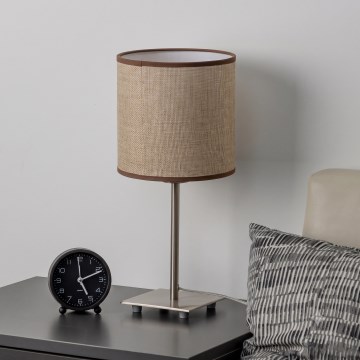 Brilagi - LED-Tischlampe NUBILA 1xE27/60W/230V braun