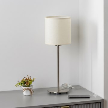 Brilagi - LED-Tischlampe NUBILA 1xE27/60W/230V cremefarben