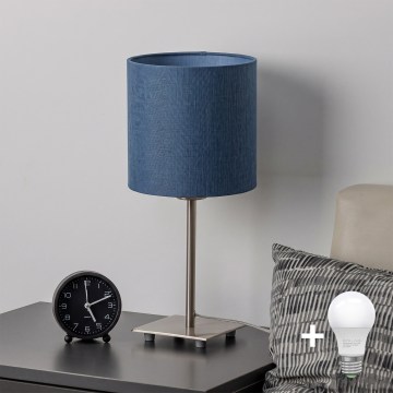Brilagi - LED-Tischlampe NUBILA 1xE27/60W/230V dunkelblau
