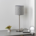 Brilagi - LED-Tischlampe NUBILA 1xE27/60W/230V grau