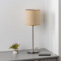Brilagi - LED-Tischlampe NUBILA 1xE27/60W/230V hellbraun