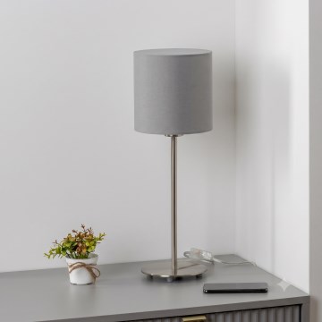 Brilagi - LED-Tischlampe NUBILA 1xE27/60W/230V hellgrau