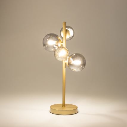 Brilagi - LED-Tischleuchte MILLA 4xG9/3W/230V golden/rauchig