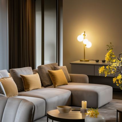 Brilagi - LED-Tischleuchte MILLA 4xG9/3W/230V golden/weiß