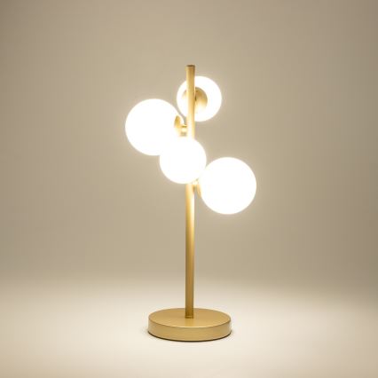 Brilagi - LED-Tischleuchte MILLA 4xG9/3W/230V golden/weiß