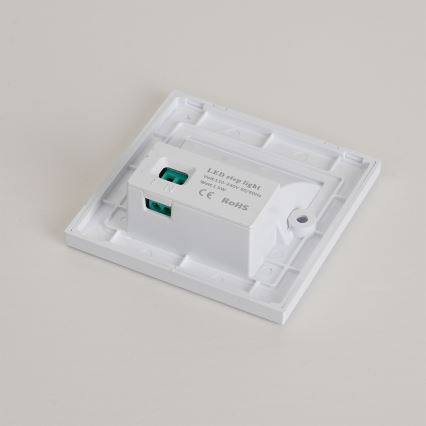 Brilagi - LED Treppenstufenleuchte STEP LIGHT LED/1,5W/230V IP44 weiß