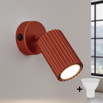 BRILAGI - LED-Wand-Spotleuchte CRESTO 1xGU10/10W/230V orange