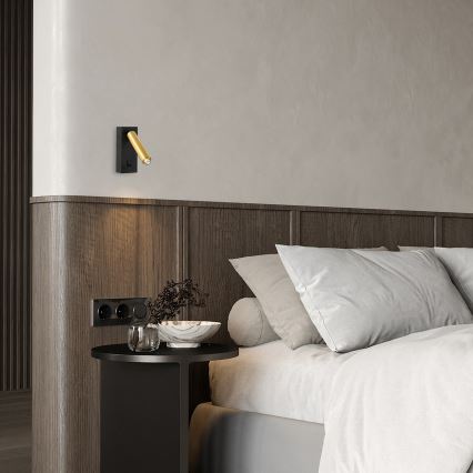 Brilagi - LED-Wand-Spotleuchte MAYA 1xG9/7W/230V schwarz/golden