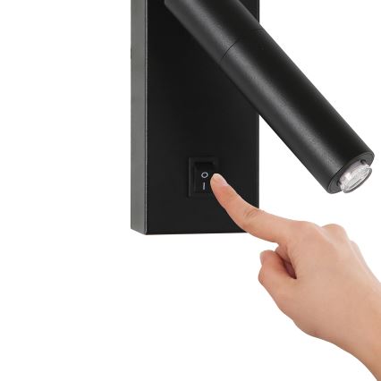 Brilagi - LED-Wand-Spotleuchte MAYA 1xG9/7W/230V schwarz