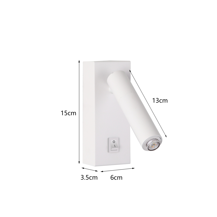 Brilagi - LED-Wand-Spotleuchte MAYA 1xG9/7W/230V weiß