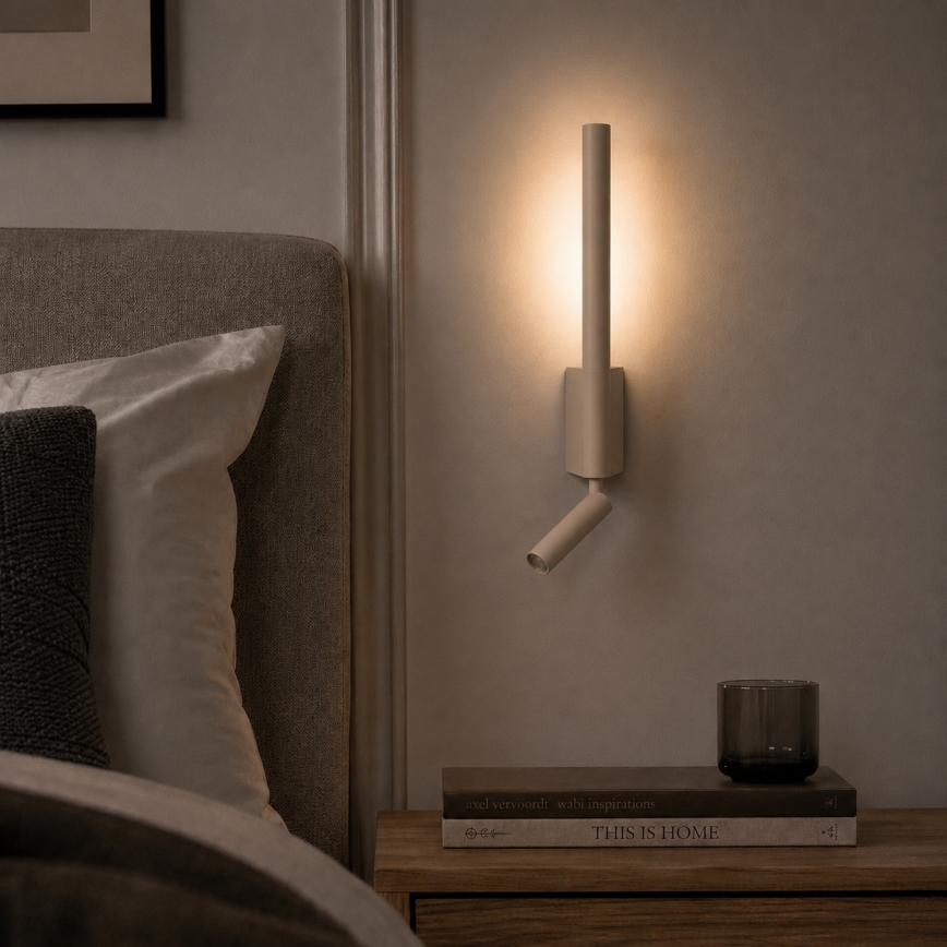 BRILAGI - LED Wand-Spotleuchte VIXON LED/3W/230V + LED/5W beige CRI 90